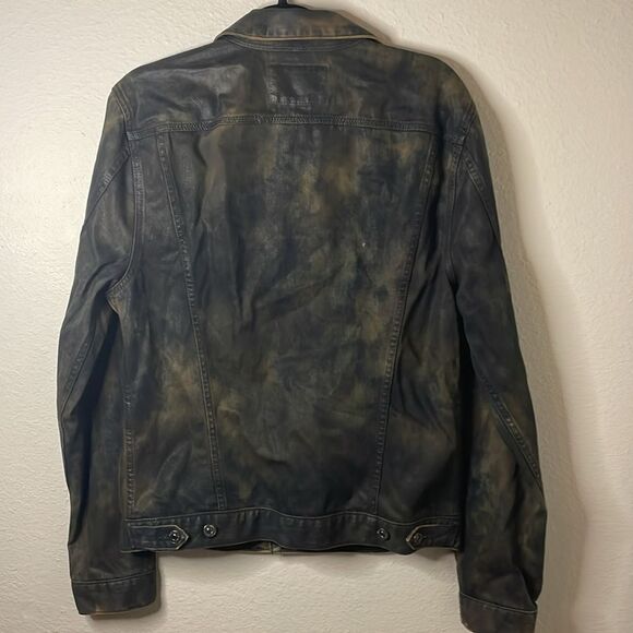 7 for all man kind jean jacket camo Size M - Picture 6 of 10